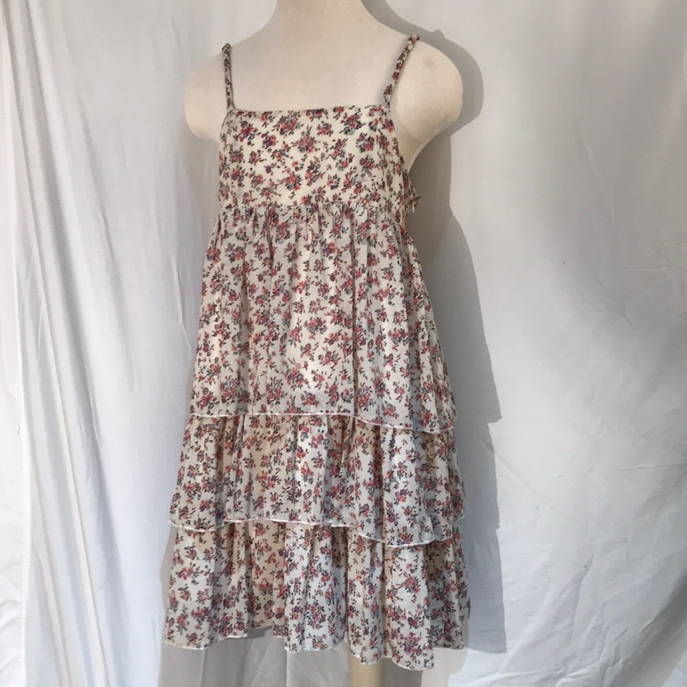 Hazel Floral Ruffle Sundress Size Large